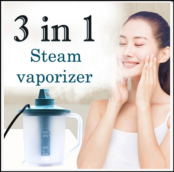Vaporizer Steamer for cough,cold & facial, steam inhaler Vaporizer, Vaporizer Machine, Steam vaporizer for Facial & Cold and Cough Kids & Adults. (Multi Color) 